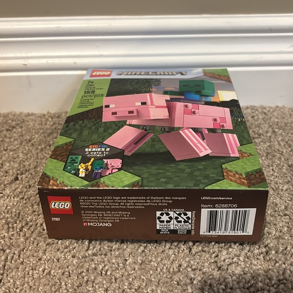 SOLD Lego BigFig Creeper and Ocelot + 
BigFig Pig with Baby Zombie - Picture 9 of 9